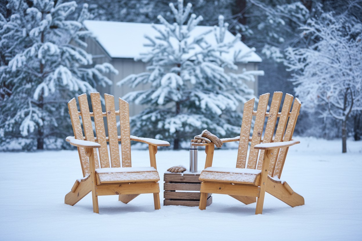 Adirondack Sandalye · Beyaz — 4
