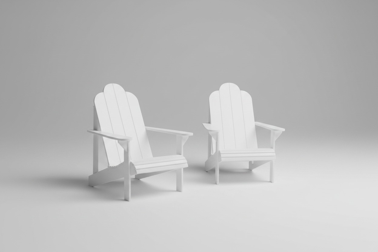 Adirondack Sandalye · Beyaz Büyük