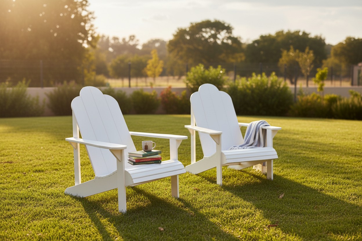 Adirondack Sandalye · Beyaz Büyük — 3